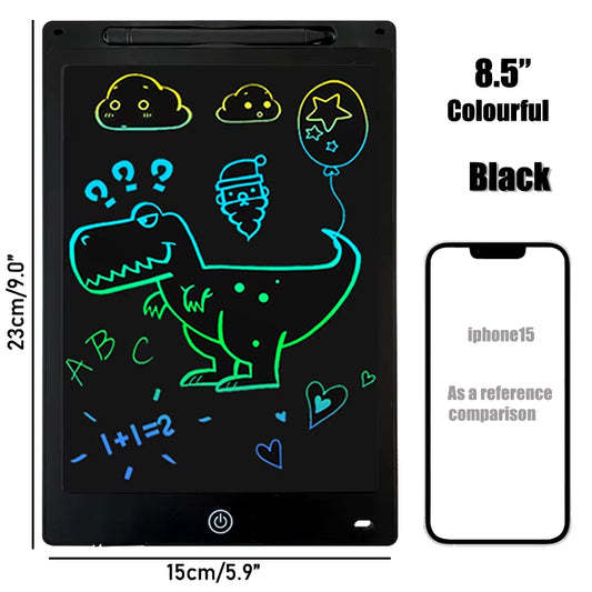 LCD Writing Tablet Doodle Board,8.5 Inch Colorful Drawing Pad, Electronic Drawing Tablet, Drawing Pads, Travel Gifts for Kids